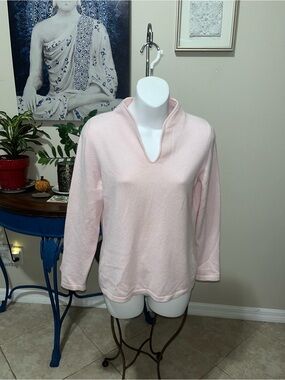 Jennifer T Knit Couture Cashmere Pink Sweater M